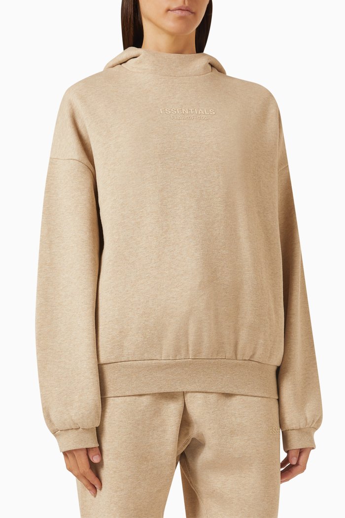 

Essentials Hoodie in Cotton-fleece, Gold