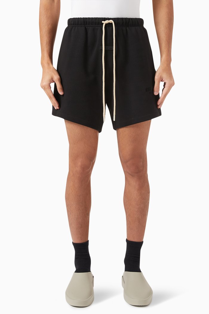 

Essentials Sweat Shorts in Cotton-fleece, Black