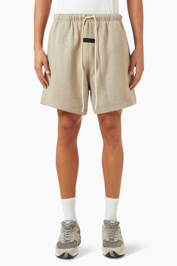 Essentials Sweat Shorts in Cotton-fleece, Grey