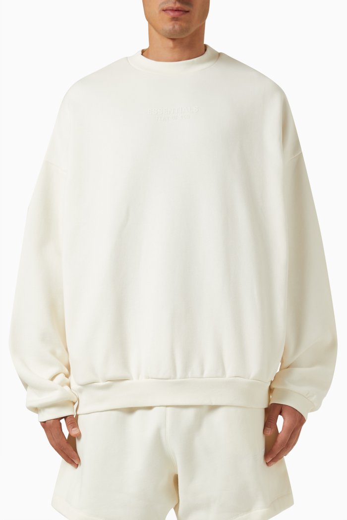 

Crewneck Sweatshirt in Fleece, Neutral