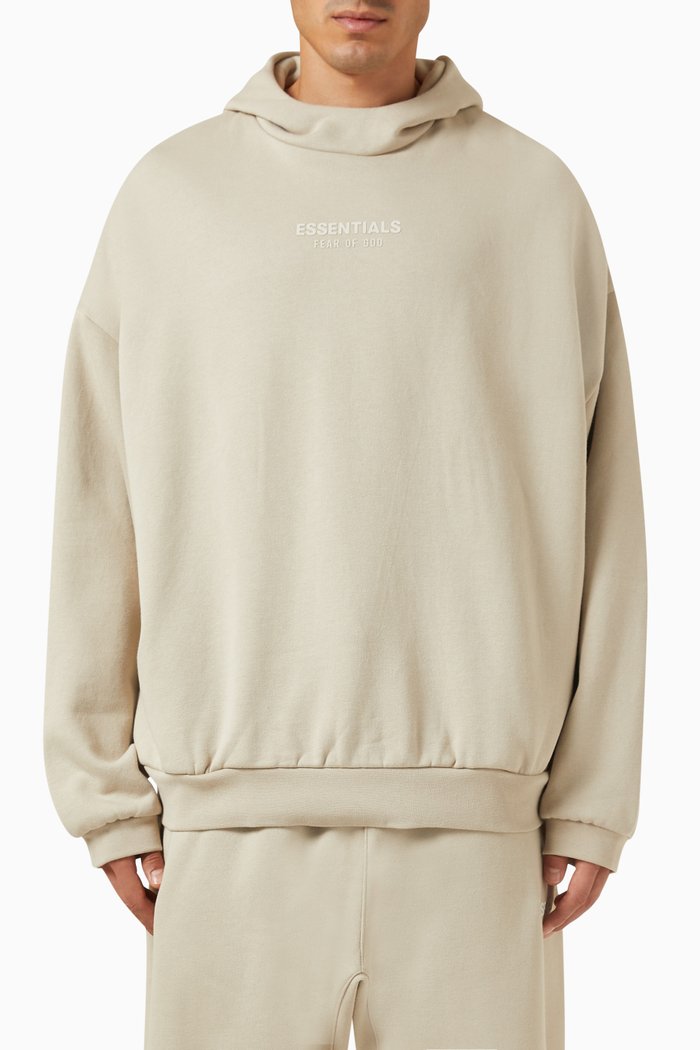 

Logo Hoodie in Fleece, Grey