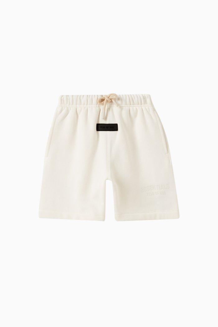 

Essentials Logo Sweatshorts in Cotton-fleece, White