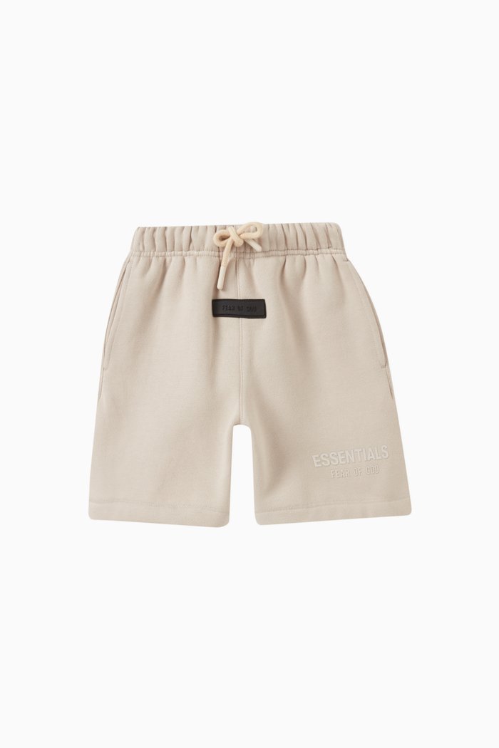 

Essentials Logo Sweatshorts in Cotton-fleece, White