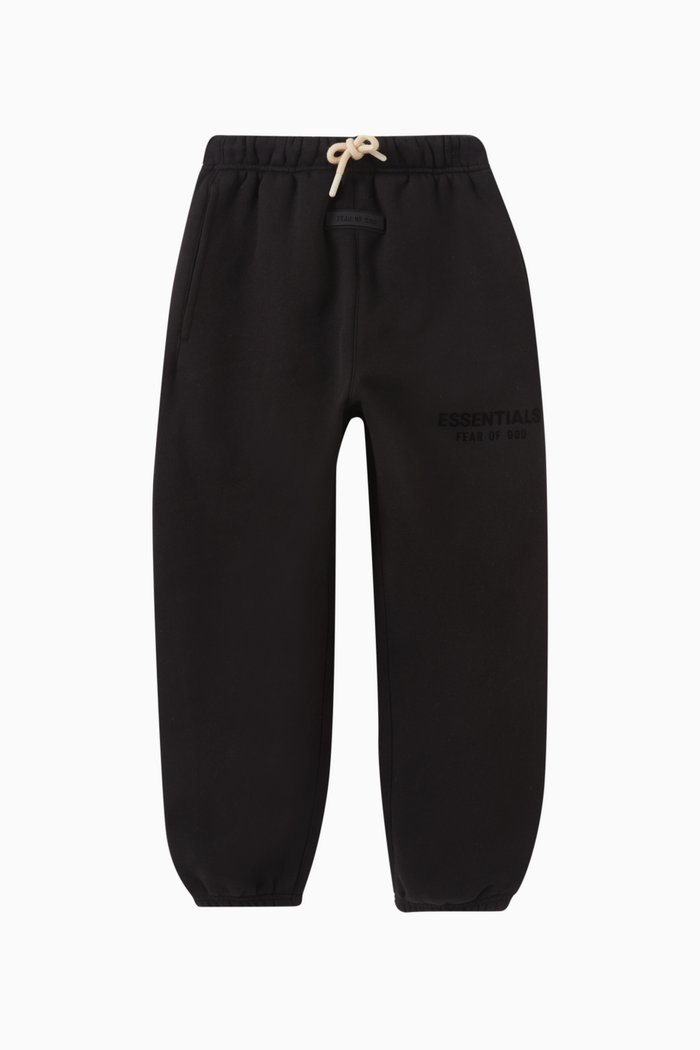 

Essentials Sweatpants in Cotton-fleece, Black