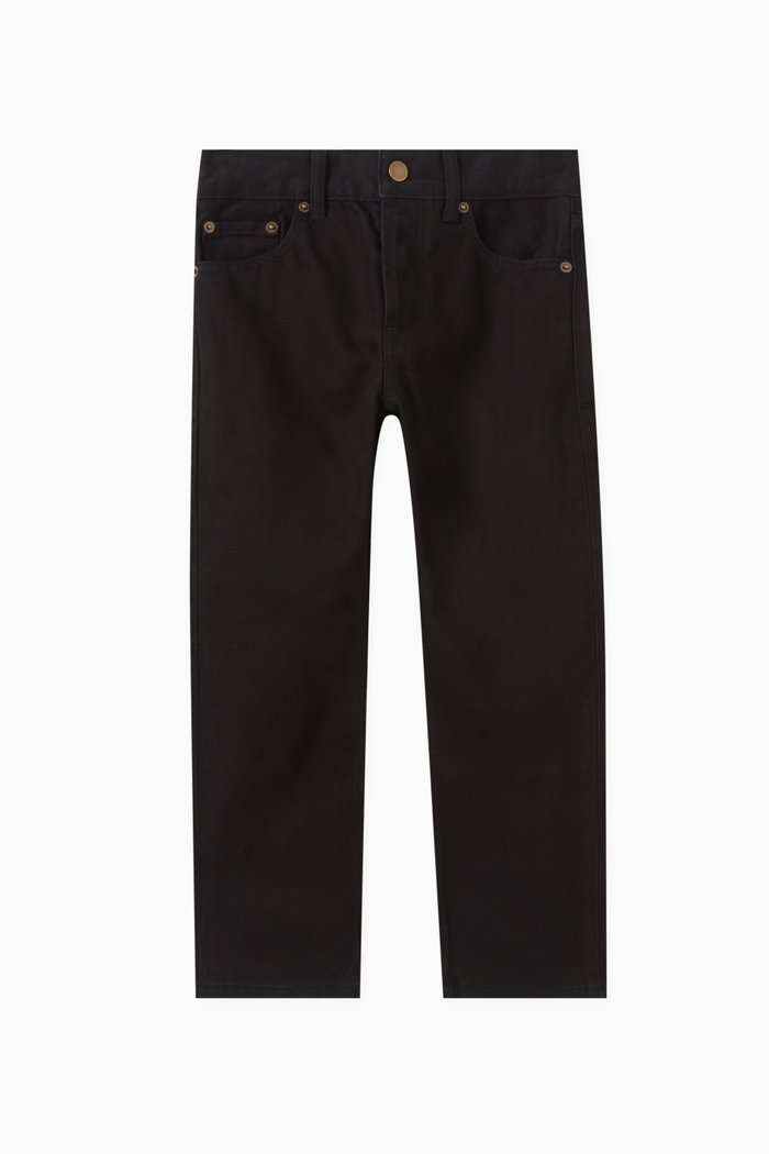 

Five-pocket Jeans in Denim, Black