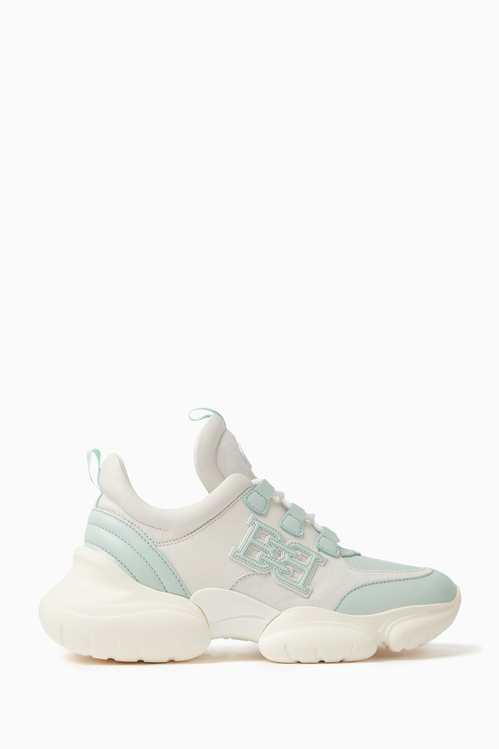 

Claires Sneakers in Leather, White