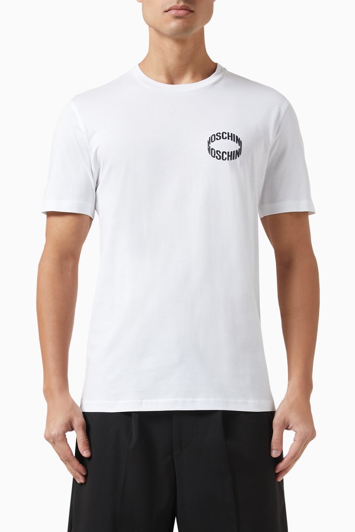

Loop Logo T-shirt in Organic Cotton Jersey, White