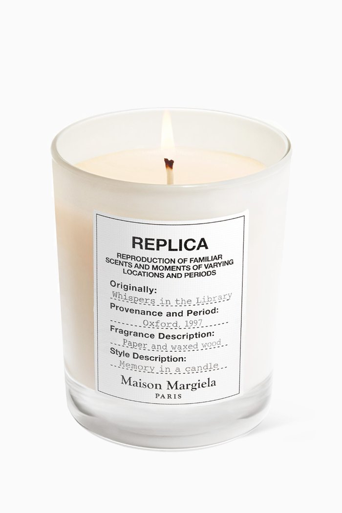 Replica Whispers In The Library Candle, 165g, Colourless