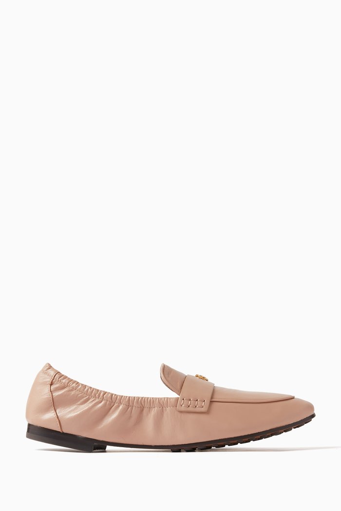 

Ballet Loafers in Leather, Brown