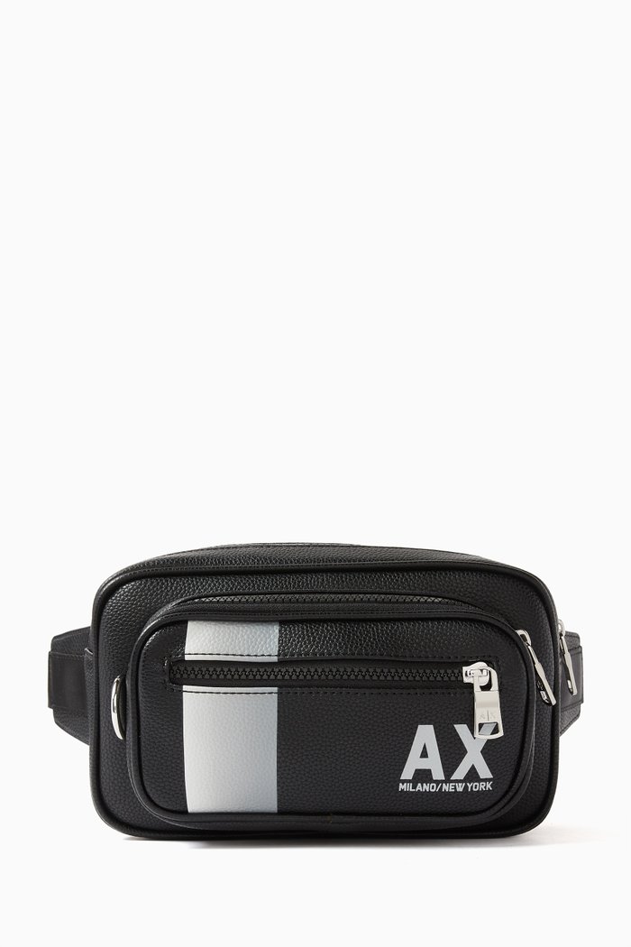 

Long Island AX Logo Belt Bag, Black