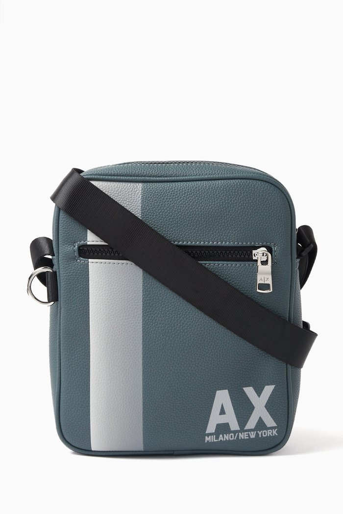 

Long Island AX Logo Crossbody Bag, Green