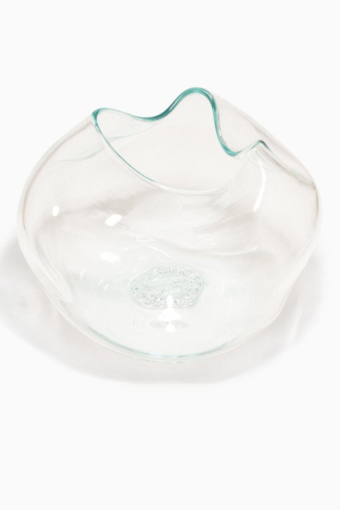 

The Bubble To End All Bubbles Large Vase in Recycled Glass, Silver