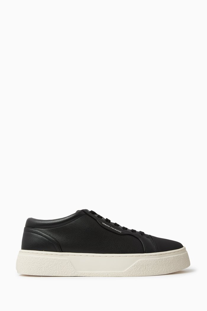 

AX Logo Sneakers, Black