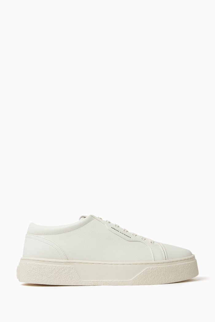 

AX Logo Sneakers, Neutral