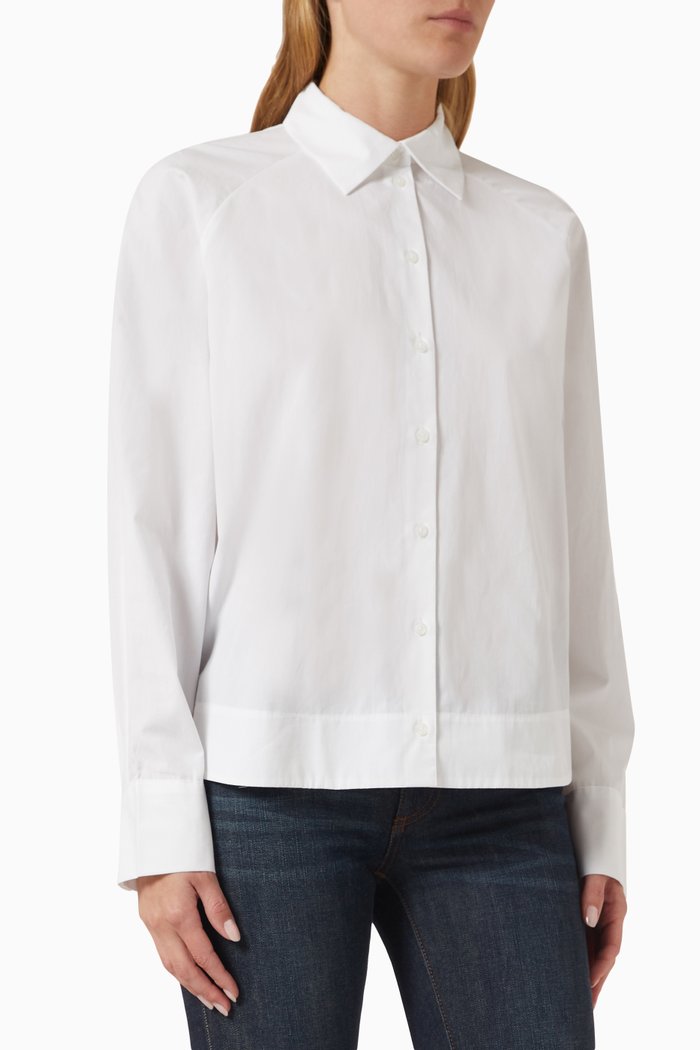 

Logo Polo Shirt in Cotton, White