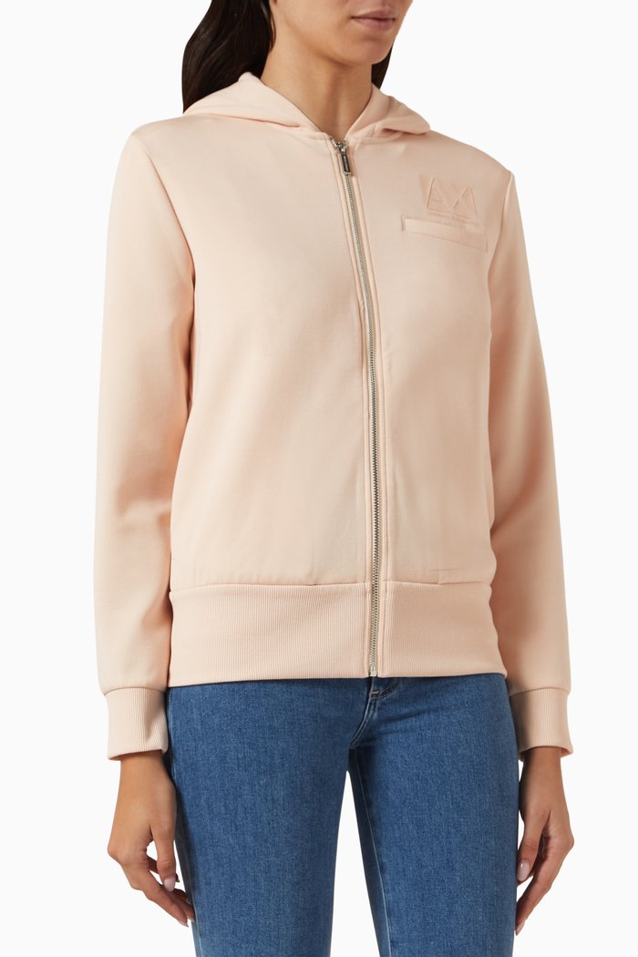 

AX Zip-up Hoodie, Pink