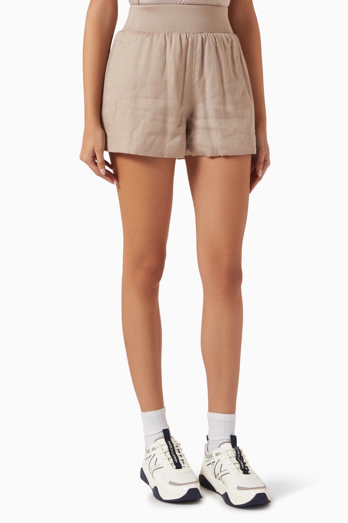 

AX Tape Logo Shorts, Neutral