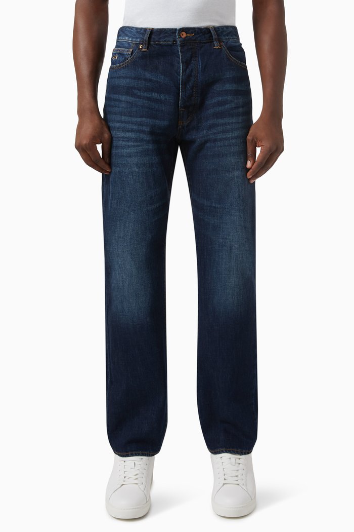 Relaxed Jeans in Denim, Blue