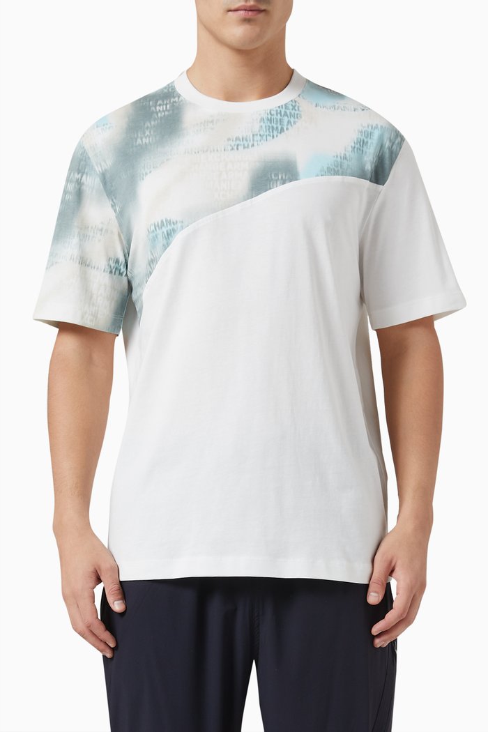 

Logo-print T-shirt in Cotton, Neutral