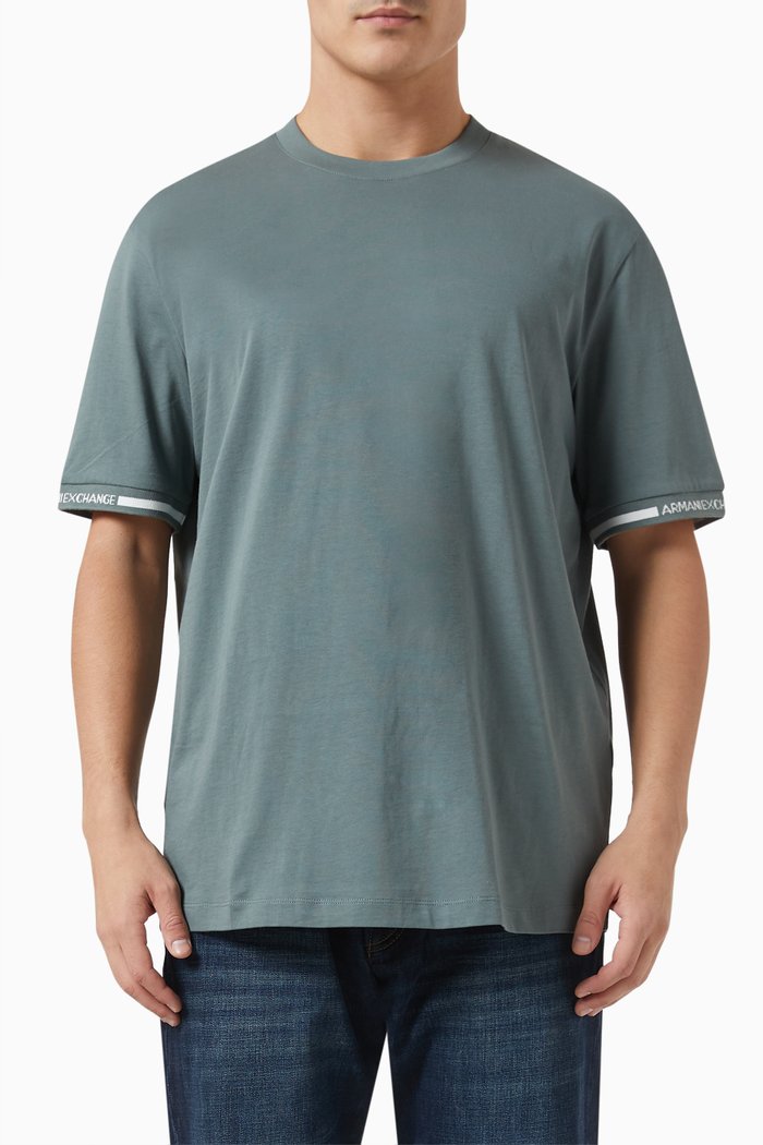 

Logo T-shirt in Jersey, Green