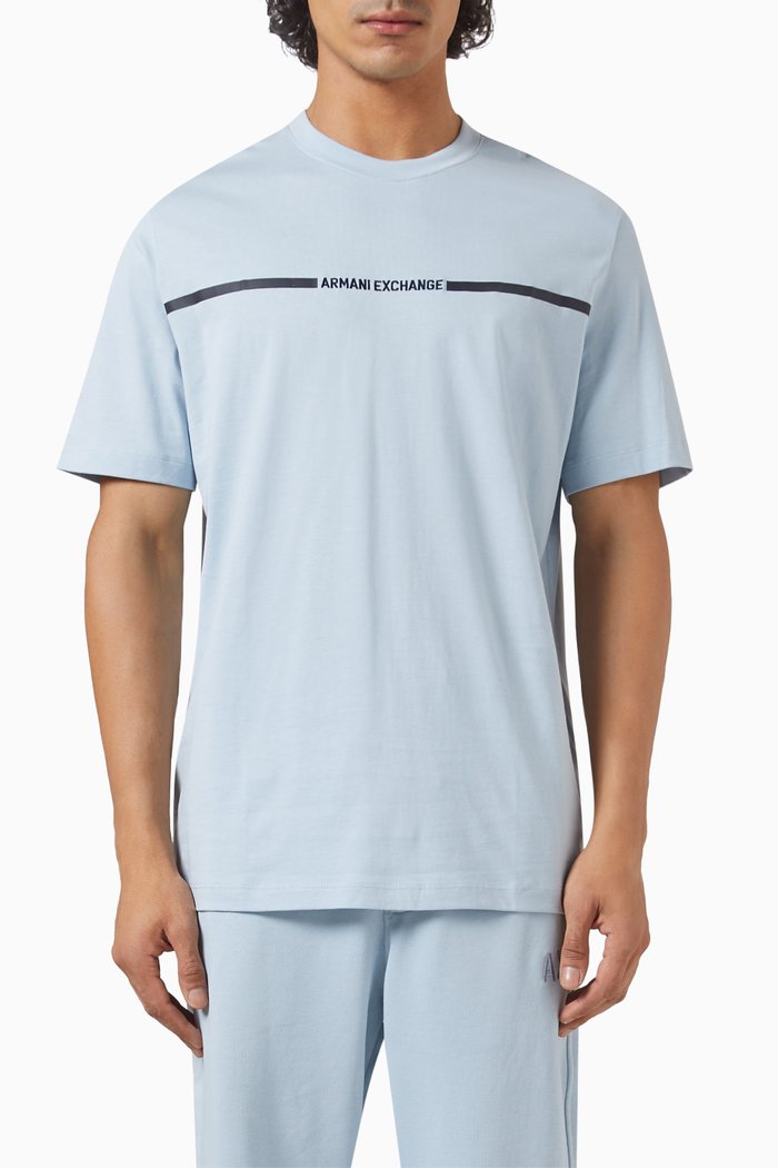 

Logo T-shirt in Cotton, Blue