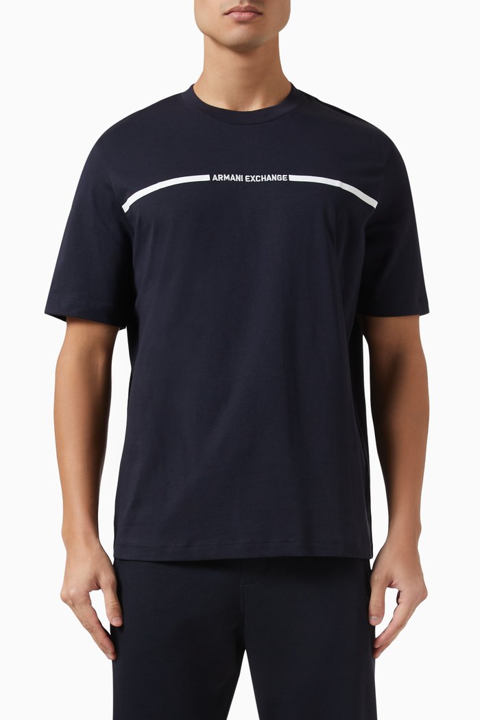 

Logo T-shirt in Cotton, Blue