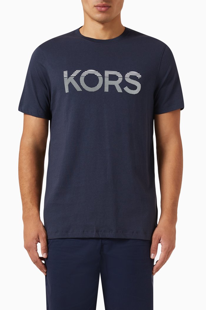 

Logo T-shirt in Cotton, Blue
