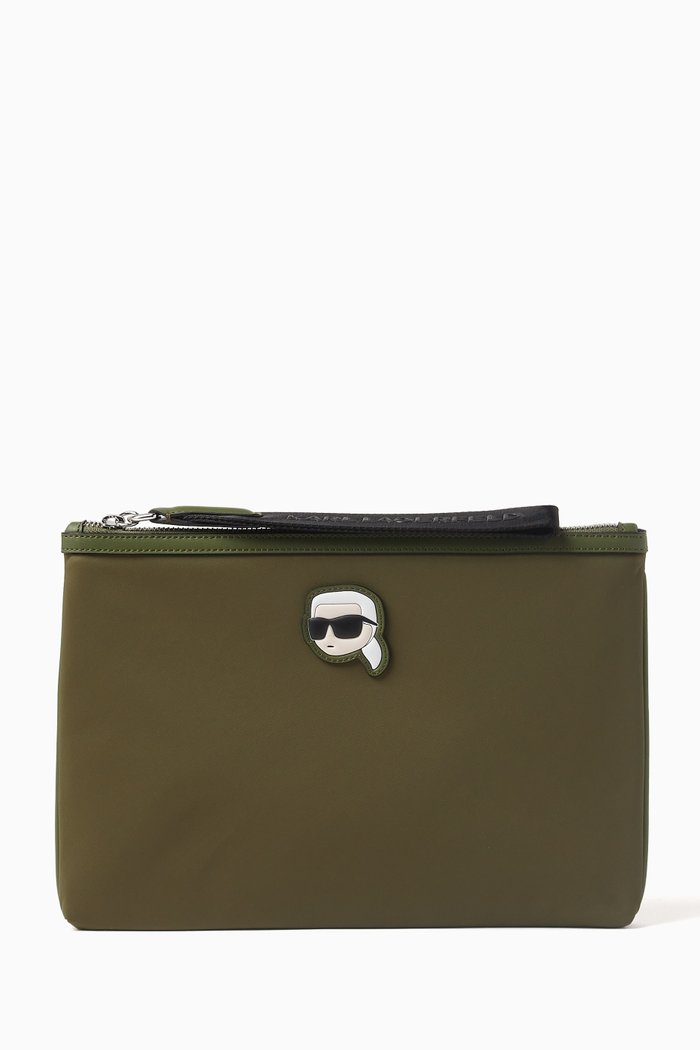

K/Ikonik 2.0 Pouch in Nylon, Green
