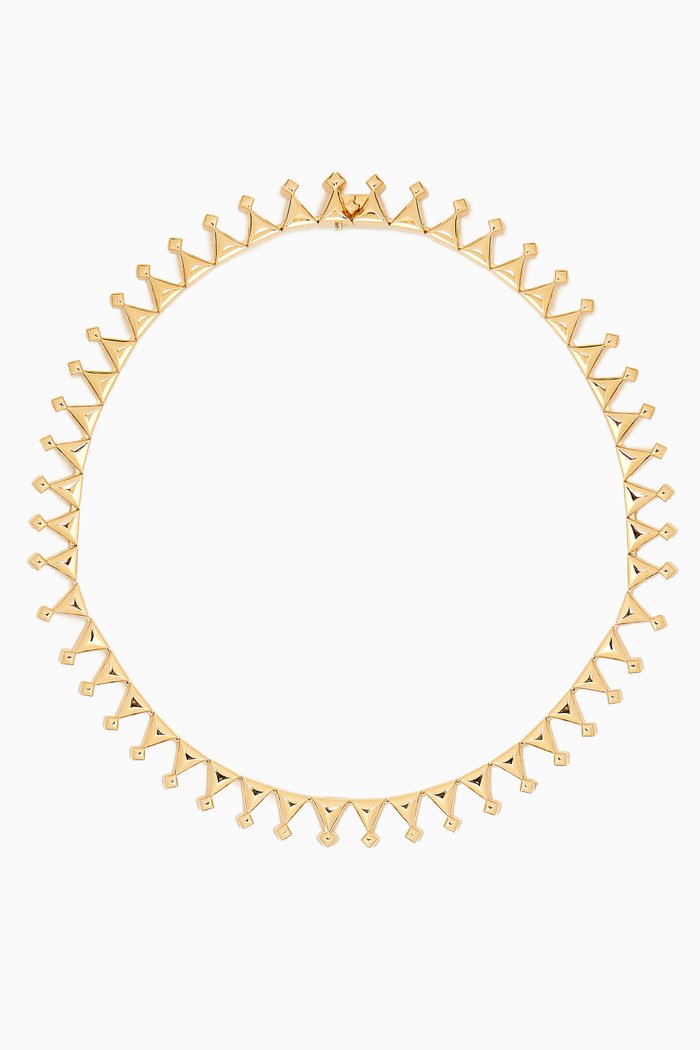 Collar Necklace in 18kt Gold, Yellow