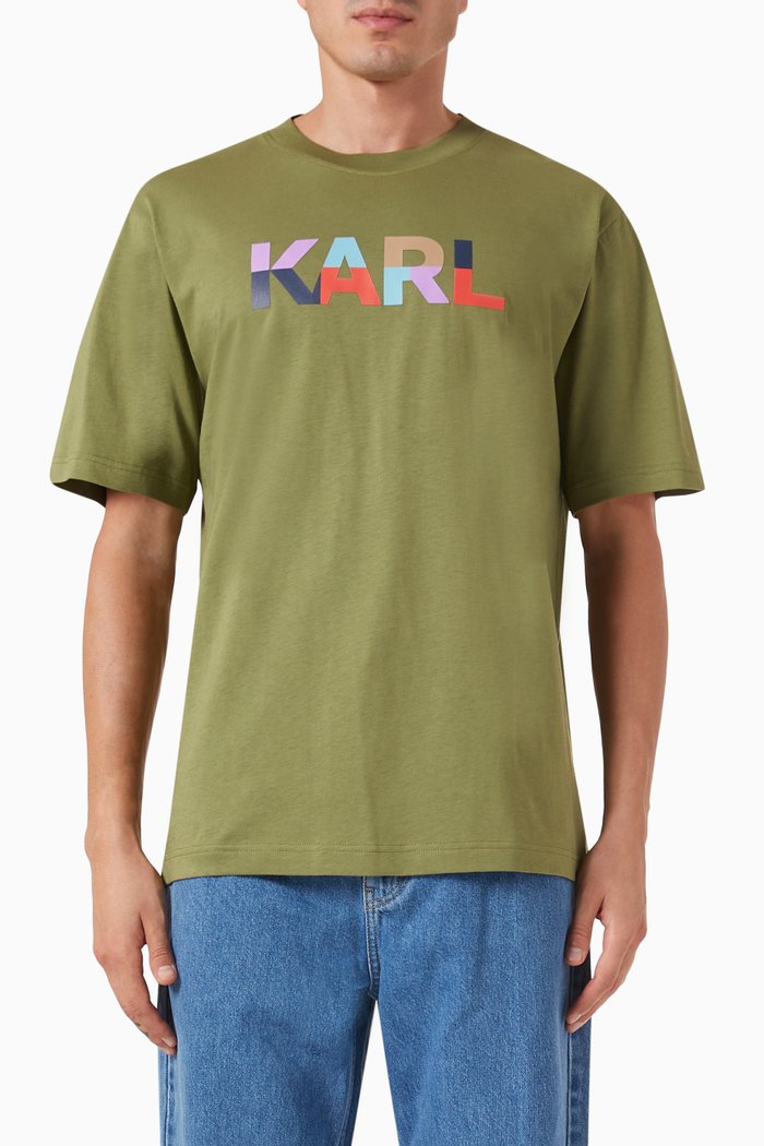 

Logo T-shirt in Cotton-jersey, Green