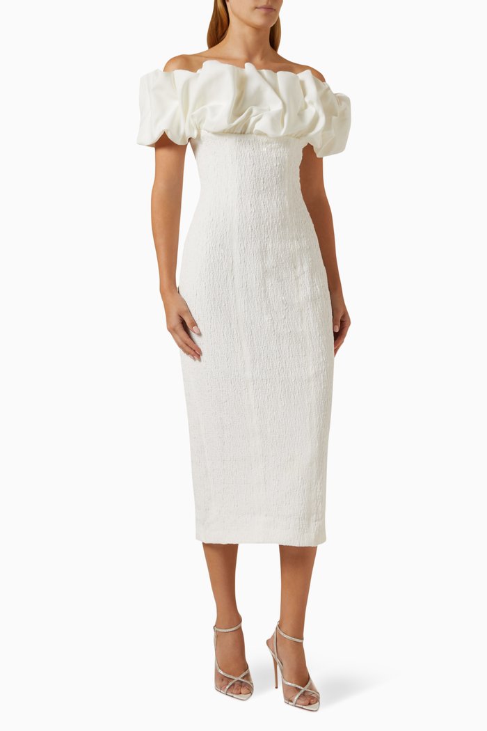 

Emberlyn Midi Dress, White
