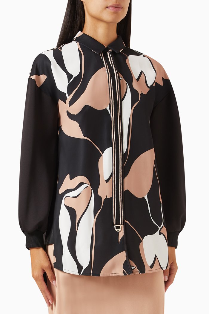 

Abstract-print Top in Modal-blend, Multicolour