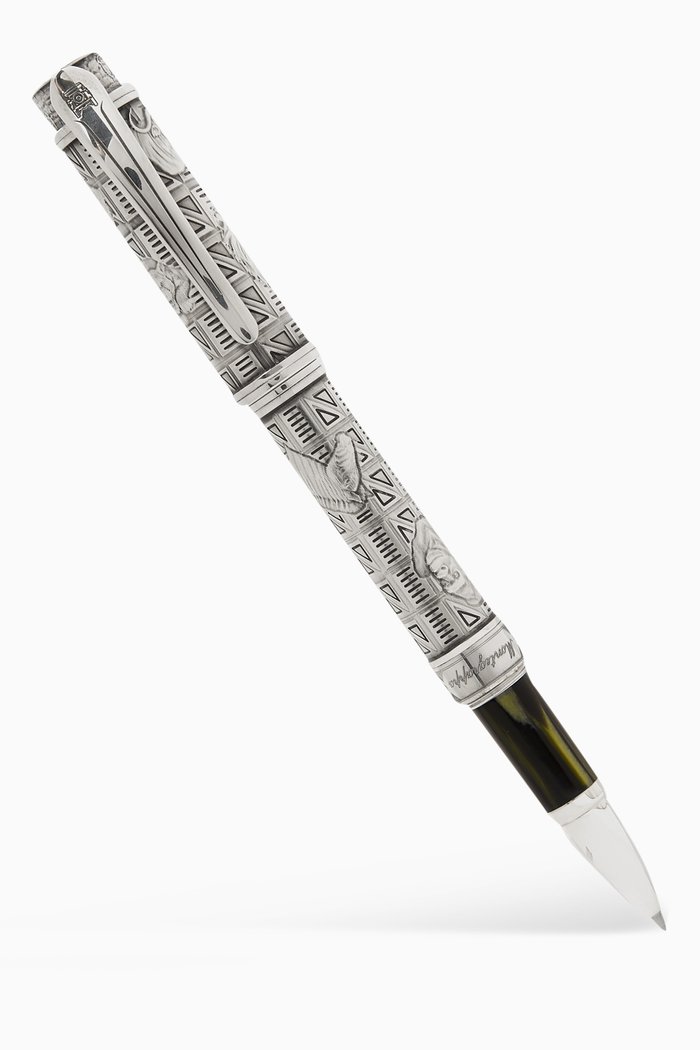 Hemingway - The Adventurer Rollerball Pen in Silver