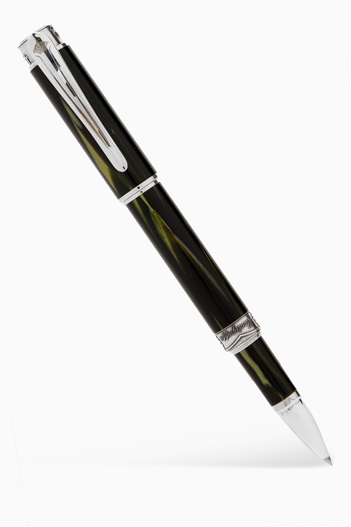 

Ernest Hemingway Soldier Limited Edition Rollerball Pen in Resin, Silver
