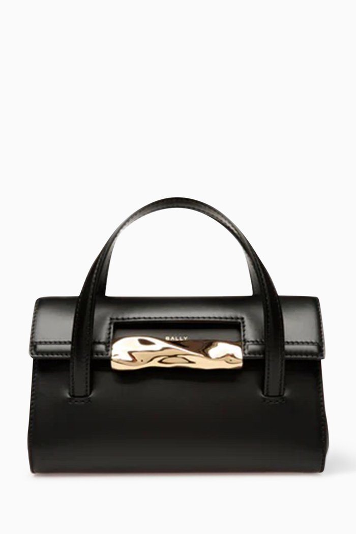 

Baroque Fold S Mini Bag in Leather, Black