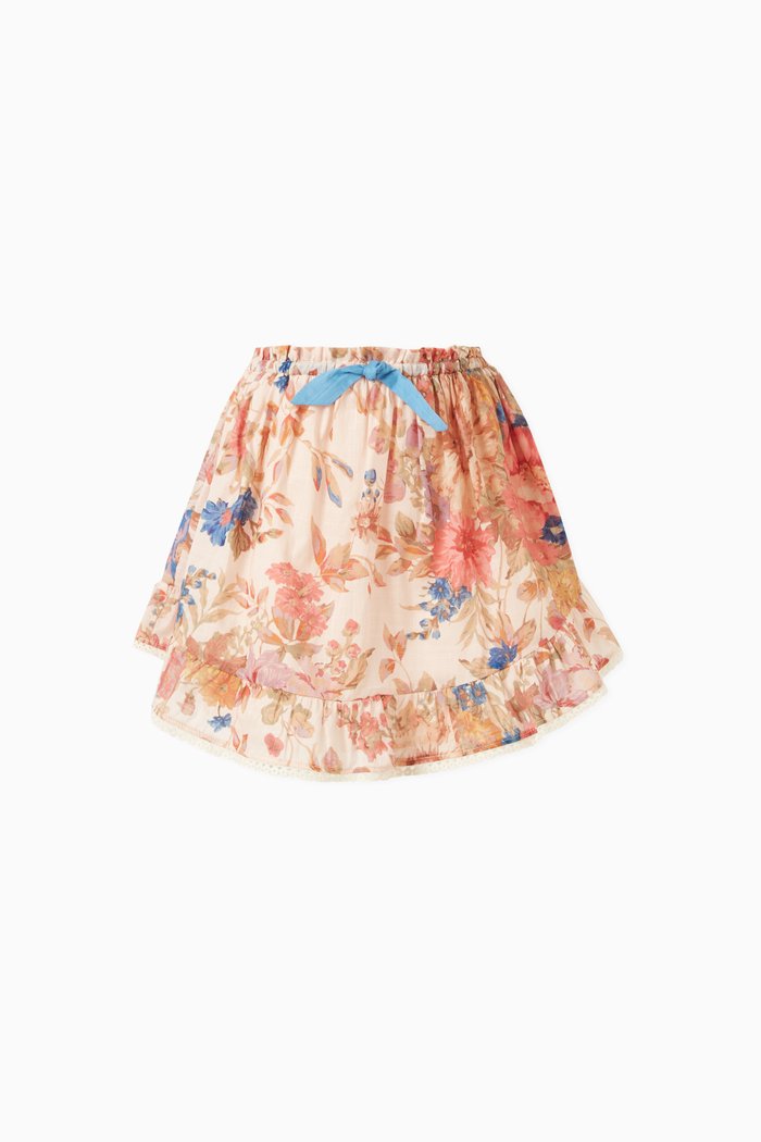 

August Flip Skirt in Cotton, Neutral
