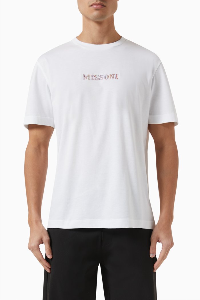 

Logo T-shirt in Cotton, White