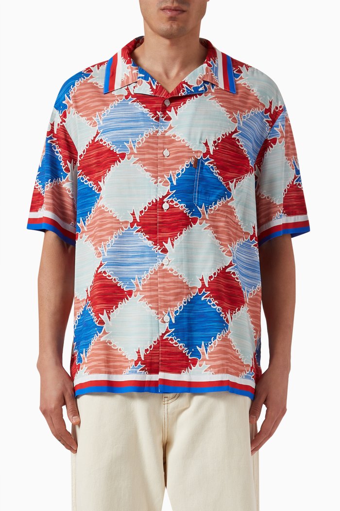 

Zig Zag Shirt in Viscose, Multicolour