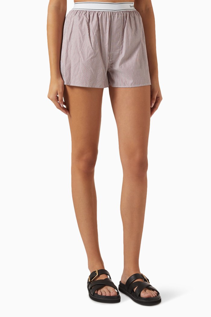 

Serif Utility Boxer Shorts in Cotton-poplin, Pink