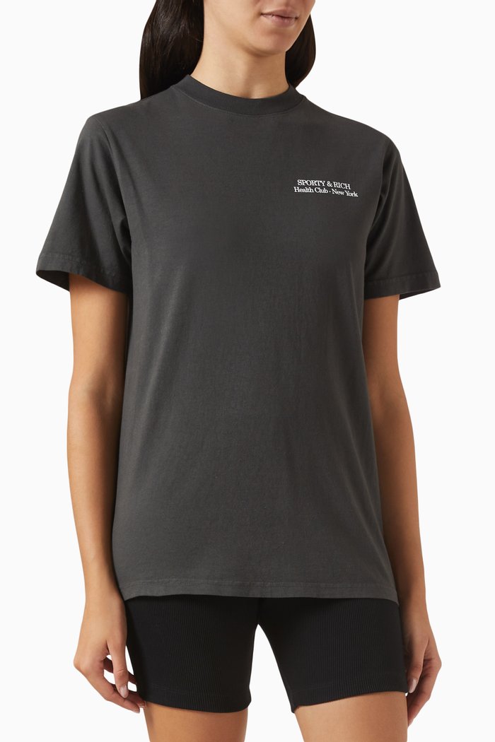 

New Drink More Water T-shirt in Cotton-jersey, Black
