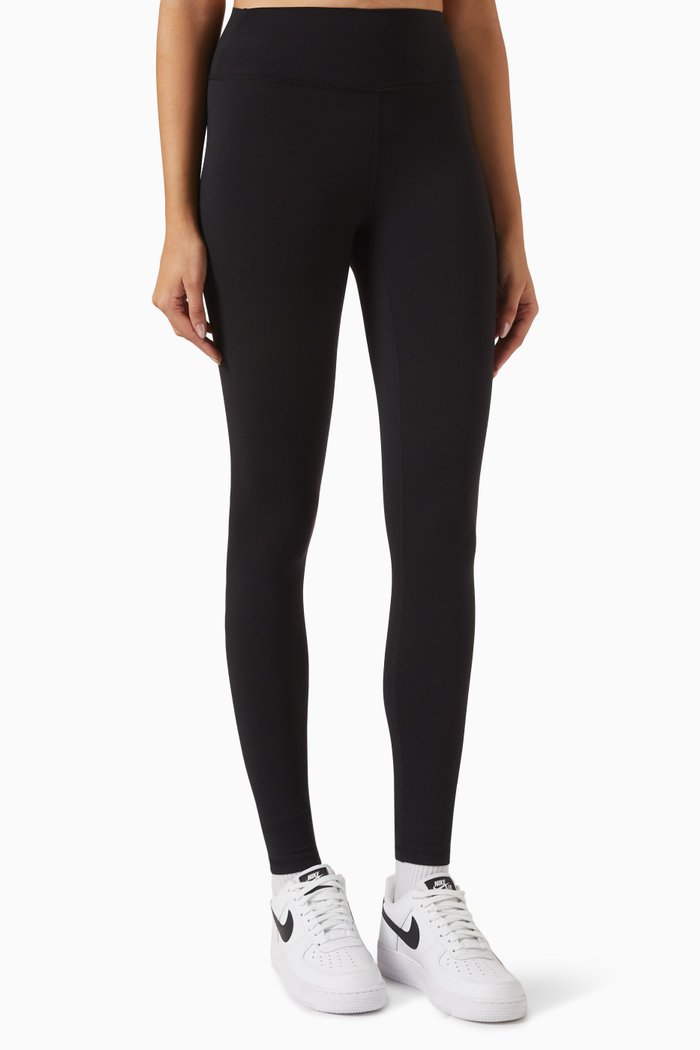 

SR Bold High-waisted Leggings in Stretch-nylon, Black