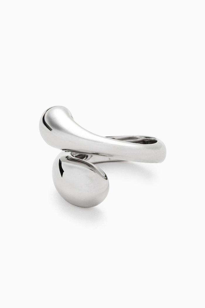 

Savi Sculptural Crossover Ring in Recycled Sterling Silver