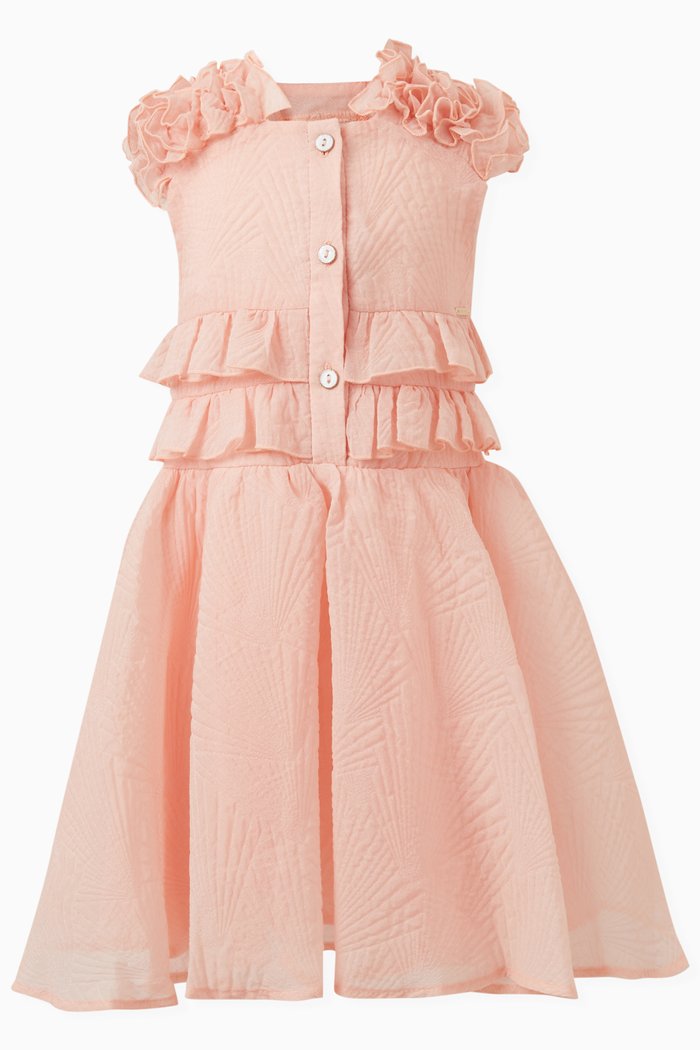 

Ruffled Dress, Orange