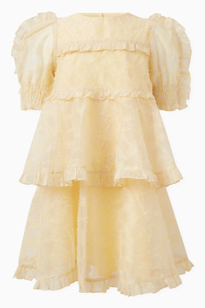 

Tiered Dress, Yellow