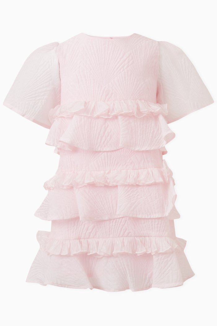 

Tiered-ruffles Dress, Pink