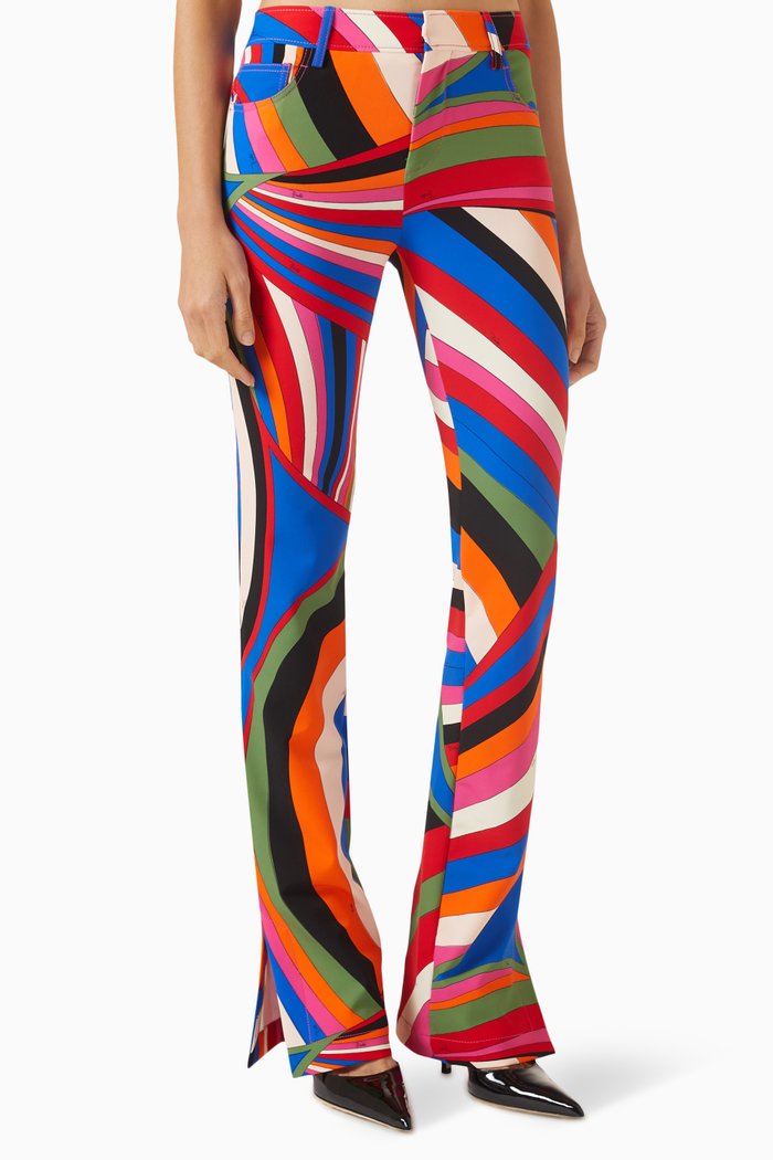 Iride Pants in Nylon, Multicolour