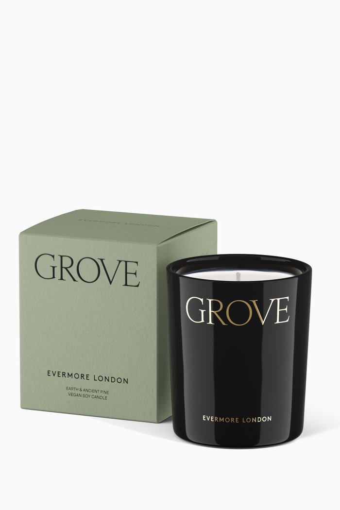 Grove Earth & Ancient Pine Candle, 145g, Green