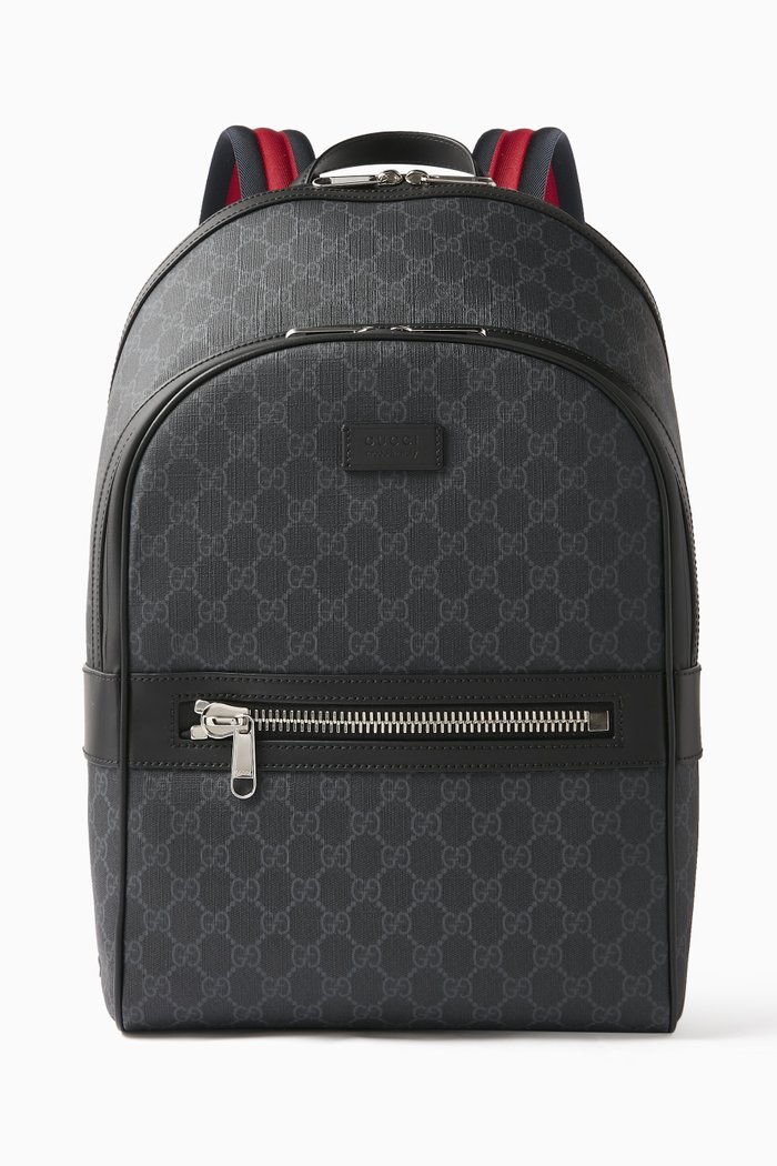 

GG Backpack in Supreme Canvas, Black