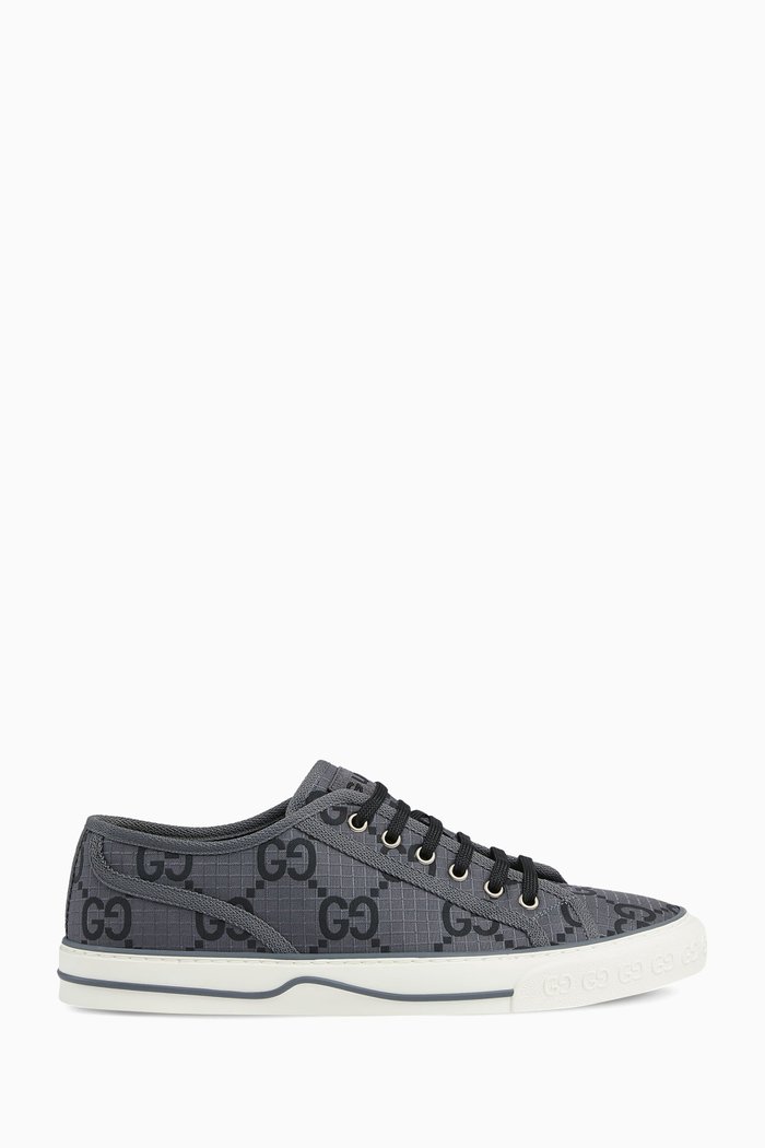 

Tennis 1977 Sneakers in Recycled GG Fabric, Grey