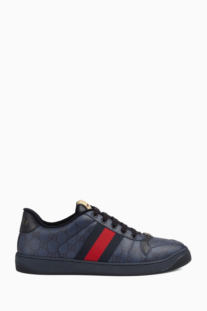 Screener Sneakers in GG Supreme Canvas, Blue
